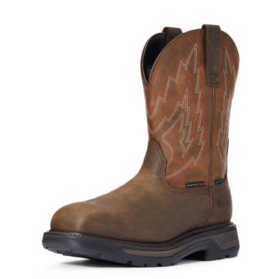 Ariat Big Rig Waterproof - Werkschoenen DonkerBruin Heren - 22915-410